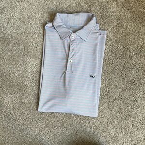 Men’s Vineyard Vines Striped performance polo - Size L